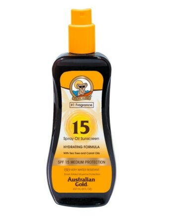 Australian Gold   Hydrating Sun Oil Spray Carrot Spf15   237 Ml