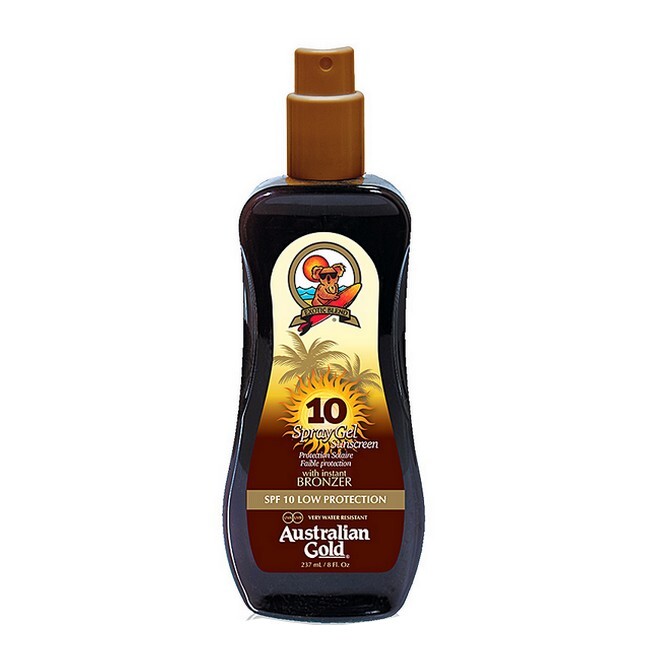 Australian Gold Spray Gel Sunscreen Spf10 237 Ml