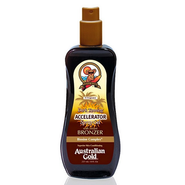 Australian Gold Tan Accelerator Spray Gel Bronzer 237 Ml