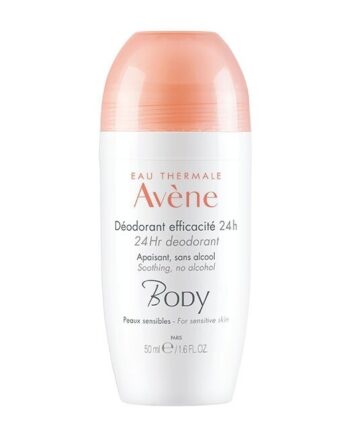 Avene   Body Deodorant 24 Hr Roll On   50 Ml