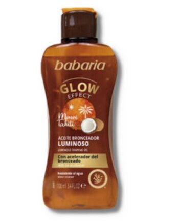 Babaria   Luminous Tanning Oil Glow Effect Monoi Tahiti   100 Ml