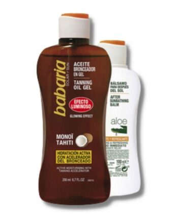 Babaria   Solpleje Sæt Tanning Coconut Oil Gel   After Sun