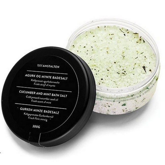 Badeanstalten Badesalt Agurk Og Mynthe 300g