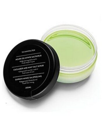 Badeanstalten   Bodyscrub Agurk Og Mynte Saltskrub   200 Ml