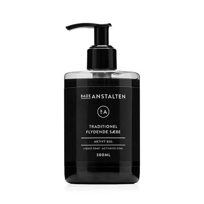 Badeanstalten Traditionel Flydende Sæbe Aktivt Kul 300 Ml