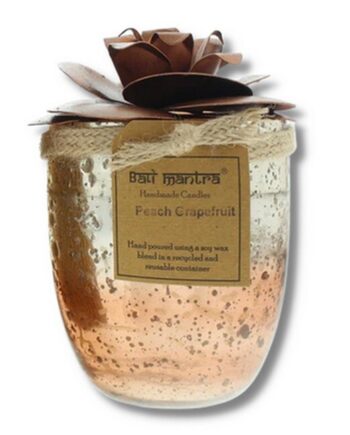 Bali Mantra   Camellia Glass Cobber Duftlys Peach   Grape   500 G
