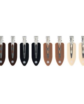 Brushworks   No Crease Hair Clips Nude 8 Pak