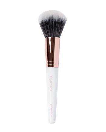 Brushworks   Makeup Powder Brush Pink   Gold
