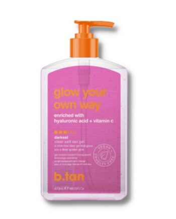 B Tan   Glow Your Own Way Clear Tanning Gel 473 Ml
