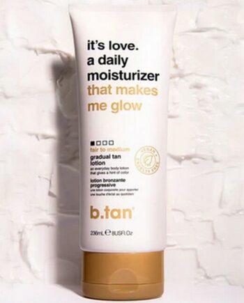 B Tan   Its Love A Daily Moisturiser That Makes Me Glow   236 Ml