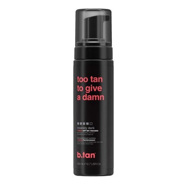 B Tan Too Tan To Give A Damn Tanning Mousse 200 Ml