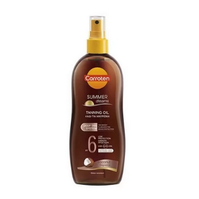 Carroten Sun Oil Spray Summer Dream Spf 6 200 Ml