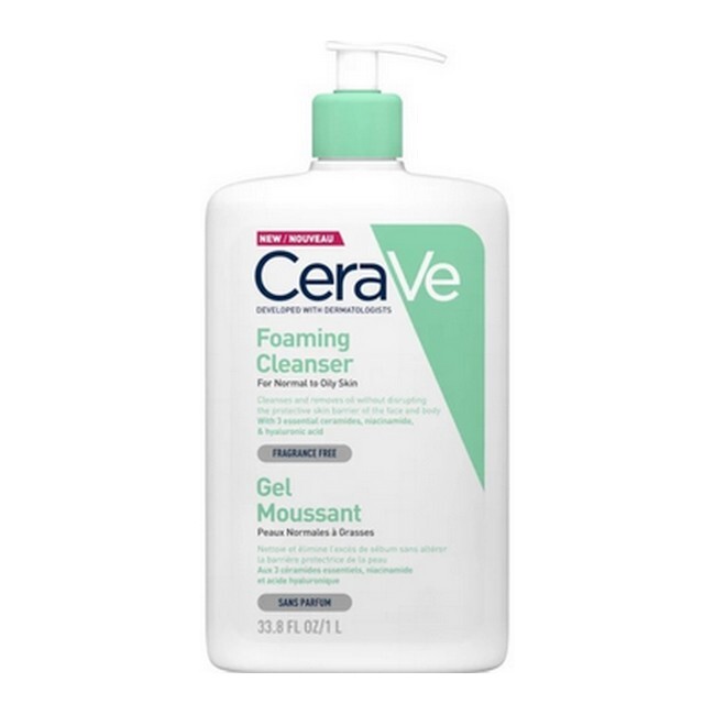 Cerave Foaming Cleanser Normal To Oily Skin 1000 Ml