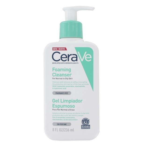 Cerave Foaming Cleanser Normal To Oily Skin 236 Ml