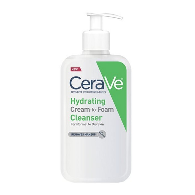 Cerave Hydrating Cream To Foam Cleanser Normal To Dry Skin 236 Ml