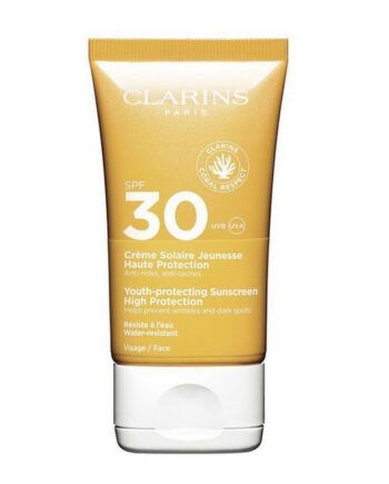 Clarins   Sun Youth Protecting Sunscreen High Protection Spf30 Face   50 Ml
