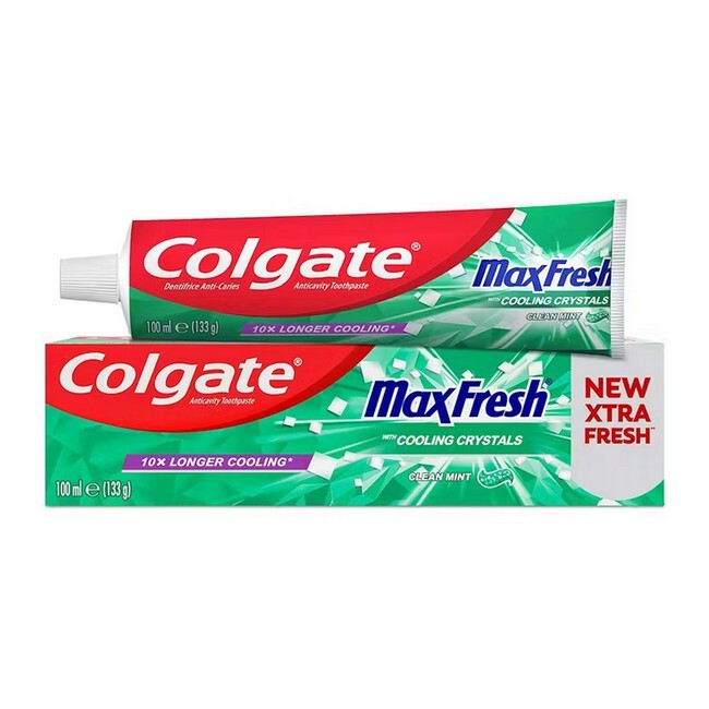 Colgate Max Fresh Clean Mint Cooling Crystals Tandpasta 100 Ml