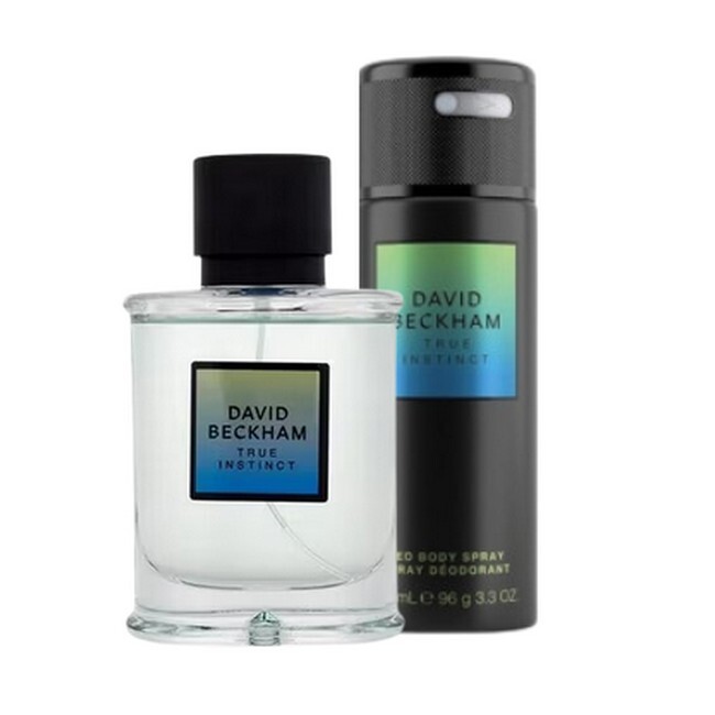 David Beckham True Instinct Sæt 50 Ml Edp Deo Spray 150 Ml