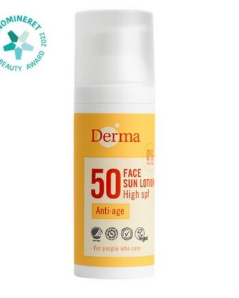 Derma   Ansigtssolcreme Spf 50   50 Ml