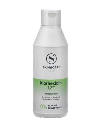 Dermaroller   Rens Desinficerende Klorhexidin Væske   250  Ml
