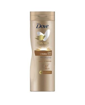 Dove   Visible Glow Self Tan Body Lotion Medium   400 Ml