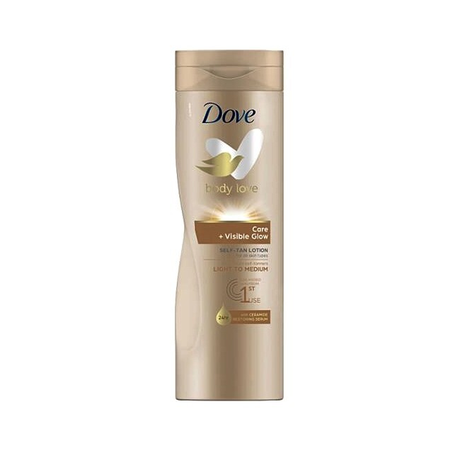 Dove Visible Glow Self Tan Body Lotion Medium 400 Ml