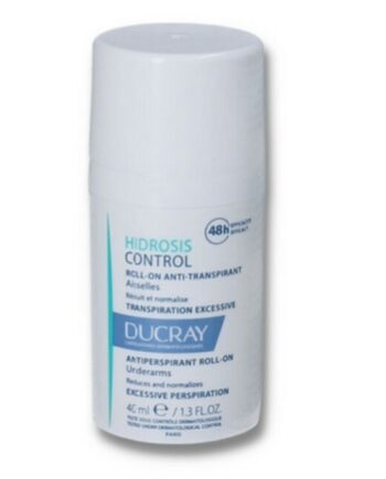 Ducray   Hidrosis Control Roll On Anti Perspirant   40 Ml