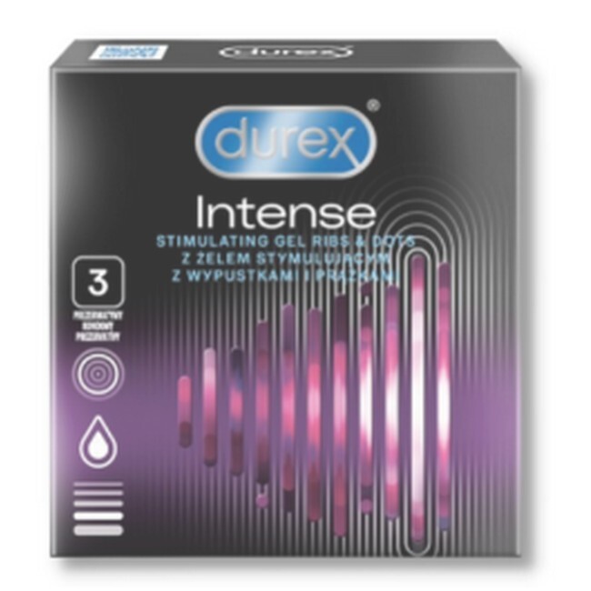 Durex Intense Stimulating Condoms 3 Stk