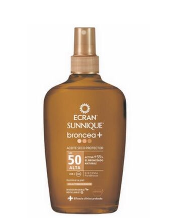 Ecran   Sun Bronzer   Protective Dry Oil Spray Spf50   200 Ml