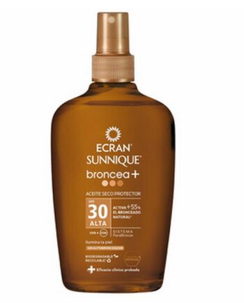 Ecran   Sun Bronzer   Protective Dry Oil Spray Spf30   200 Ml