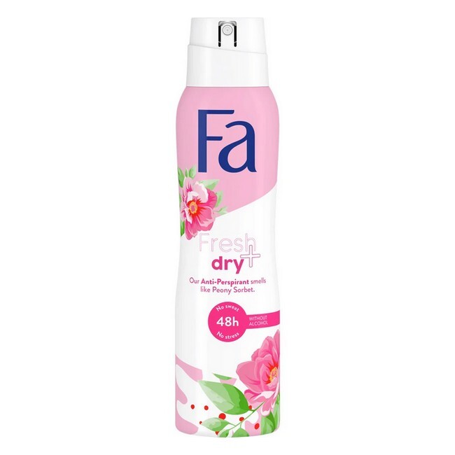 Fa Peony Fresh Dry Anti Perspirant Deodorant Spray 150 Ml