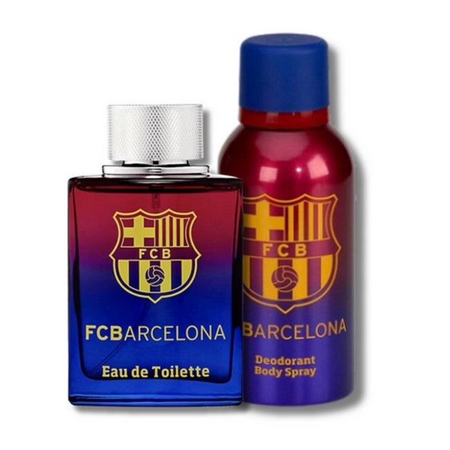 F C Barcelona Eau De Toilette 100 Ml Deodorant Spray 150 Ml