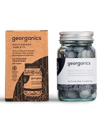 Georganics   Mouthwash Tablets Activated Charcoal