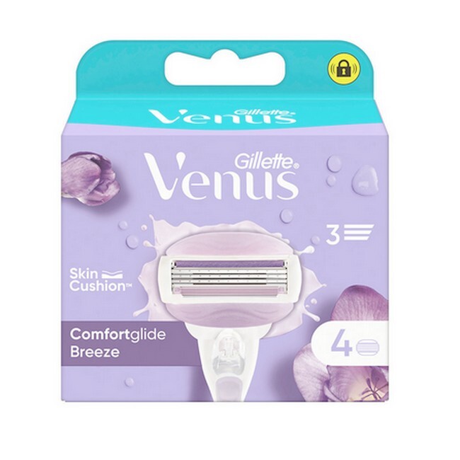 Gillette Venus Comfortglide Breeze Barberblade 4 Stk