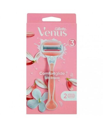 Gillette   Venus Comfortglide Spa Breeze Barberskraber   2 Barberblade