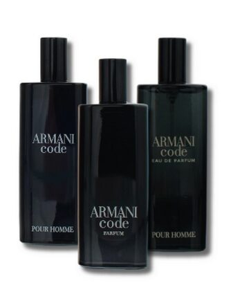 Giorgio Armani   Code Men Perfume Collection   3 X 15 Ml