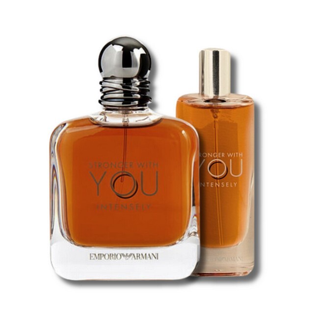 Giorgio Armani Stronger With You Intensely Sæt 100 Ml 15 Ml
