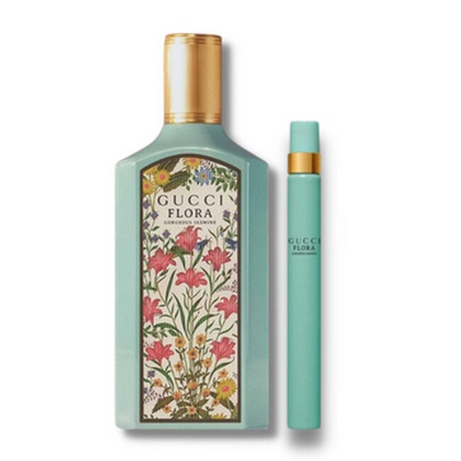 Gucci Flora Gorgeous Jasmine Sæt 50 Ml Edp 10 Ml Travel Spray