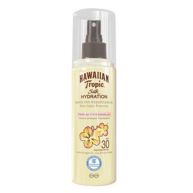 Hawaiian Tropic Silk Hydration Dry Oil Sun Spray Spf 30 150 Ml