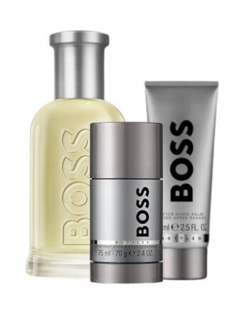 Hugo Boss   Bottled Sæt   100 Ml Edt   Deodorant Stick   Shower Gel