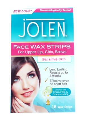 Jolen   Facial Wax Strips 16 Stk