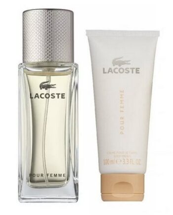Lacoste   Pour Femme Eau De Parfum Sæt   50 Ml Edp   Body Lotion