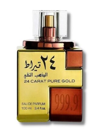 Lattafa Perfumes   24 Carat Pure Gold Eau De Parfum   100 Ml   Edp