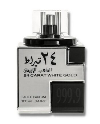 Lattafa Perfumes    24 Carat White Gold Eau De Parfum   100 Ml   Edp