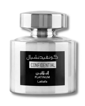 Lattafa Perfumes   Confidential Platinum Eau De Parfum   100 Ml   Edp