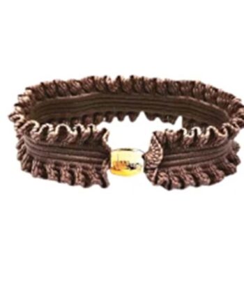Libling   Original Hårelastik Latte Og Guld Charm