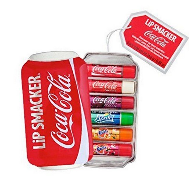 Lip Smacker Mixed Coca Cola Lip Balms Tin Box 6 Stk