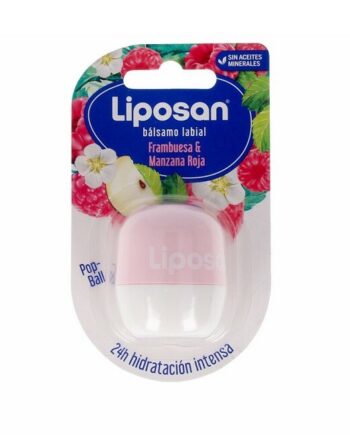 Liposan   Læbepomade Ball Hindbær   Rødt æble   7 G