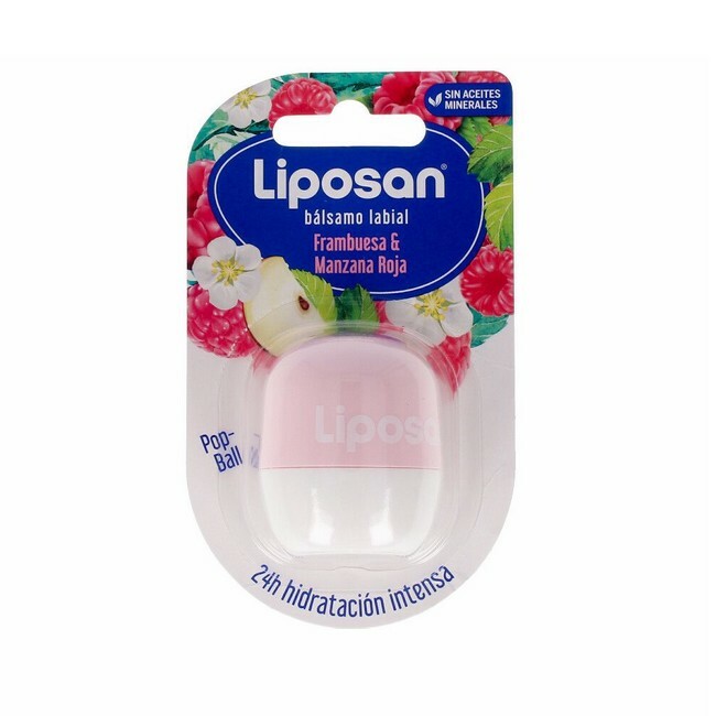 Liposan Læbepomade Ball Hindbær Rødt æble 7 G