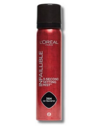 Loreal   Infaillible 3 Second Setting Mist Makeup Setting Spray   75 Ml
